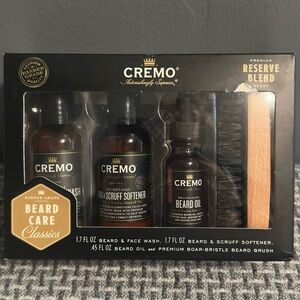 Cremo Reserve Collection Beard Care Kit - Black/Brown